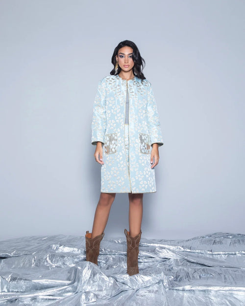 Long Jacquard Jacket