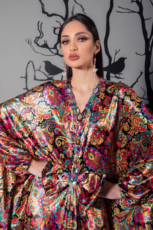 Silk Velvet Mandela Abaya