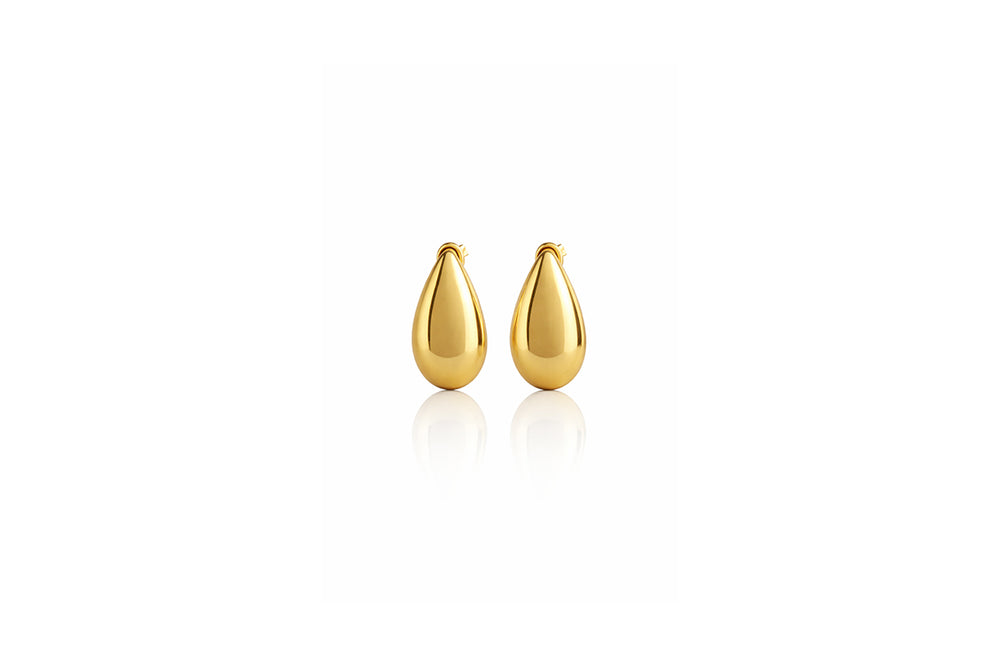 Gold Teardrop Earrings