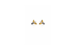 Bee Enamel Stud Earrings