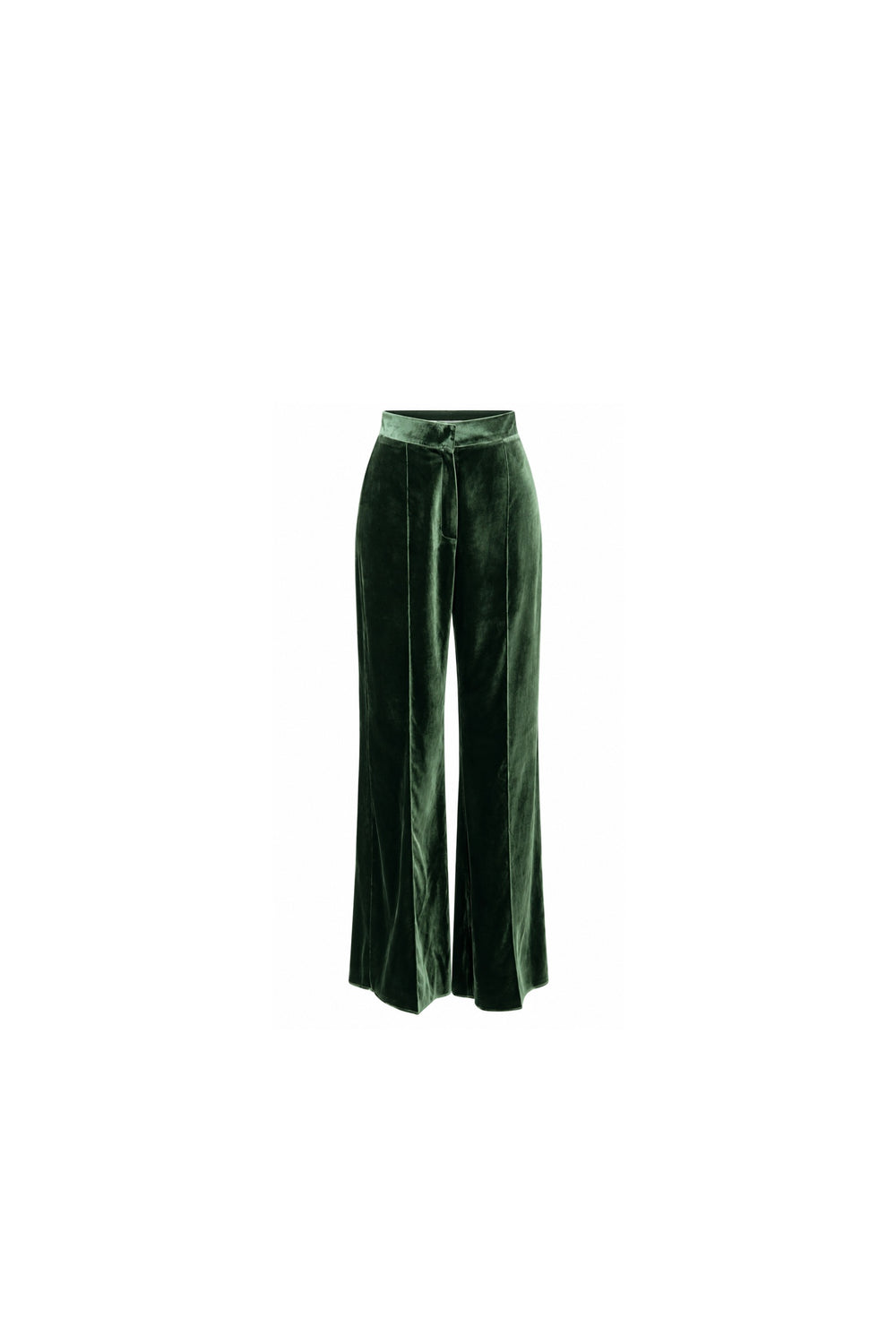 Forest Green Velvet Trousers