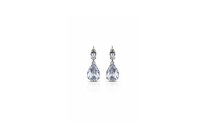 Crystal Teardrop Drop Earrings