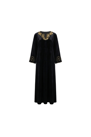 noir luxe abaya