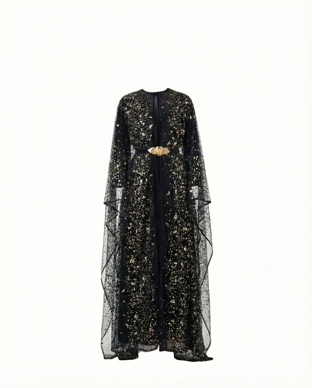 butterfly sequin abaya