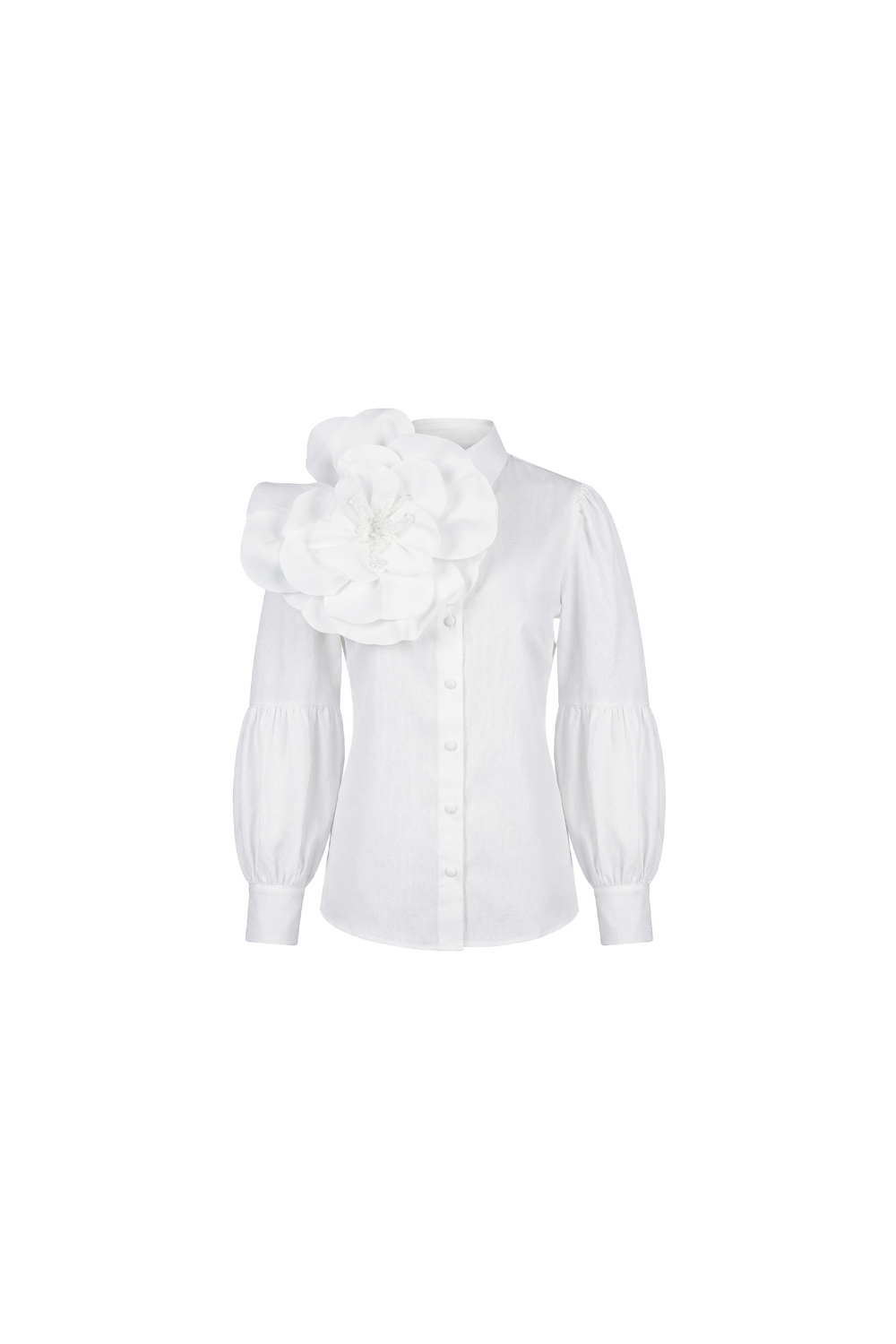 White Flower Shirt