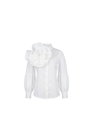 White Flower Shirt