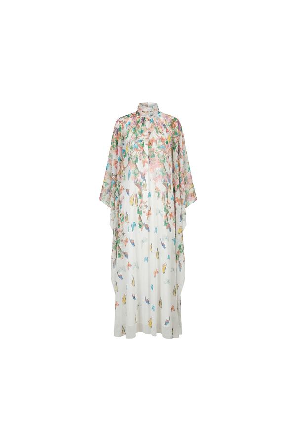 Silk butterfly dress