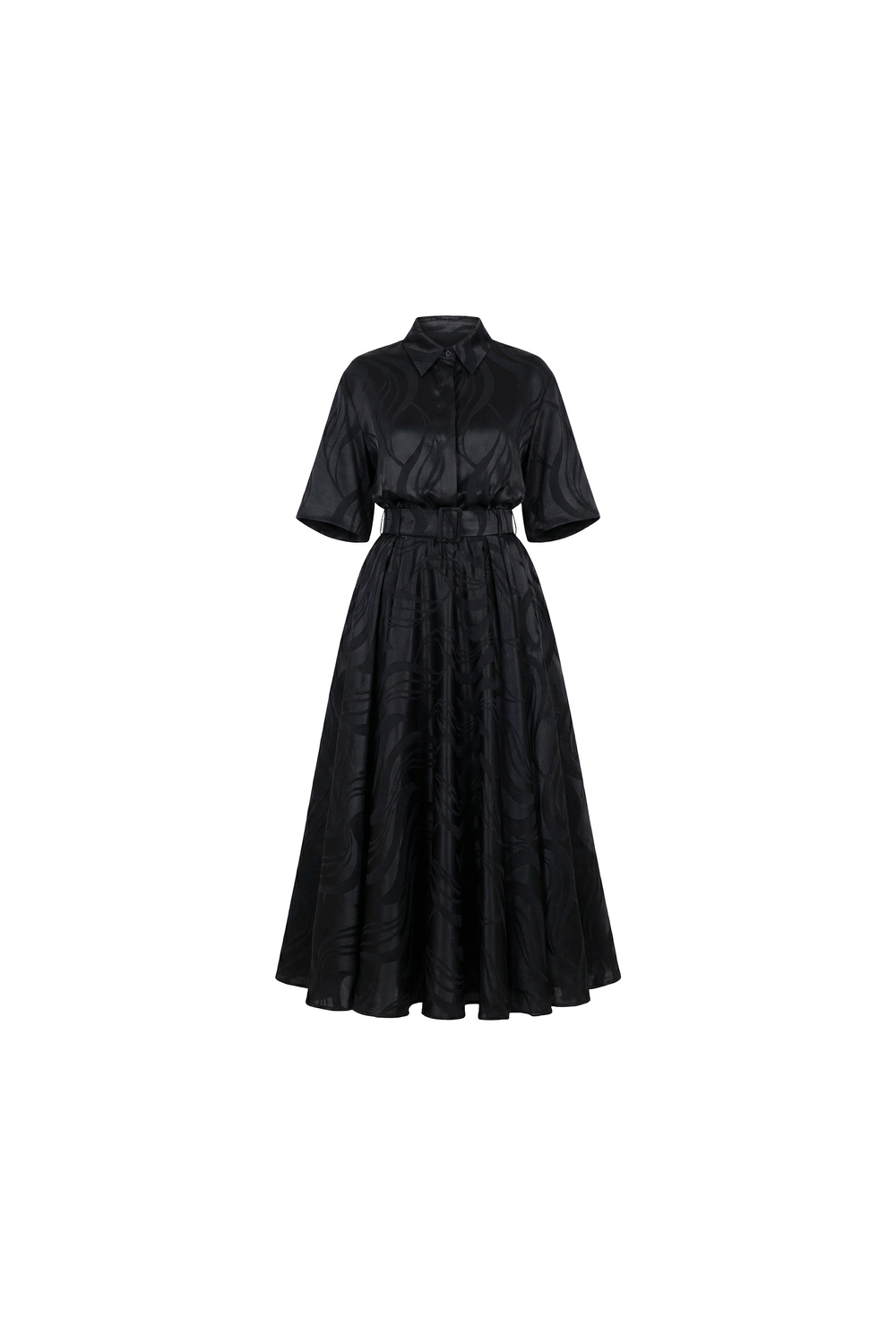 silk shirt dress