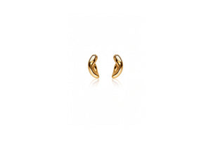 molten curve earrings