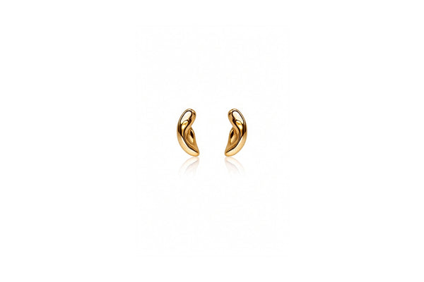 molten curve earrings