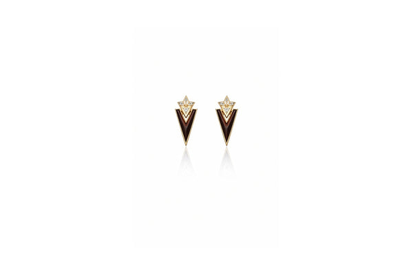 Bold V-Strike Earrings