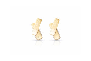 folded gleam earrings