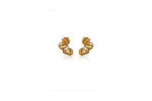 golden fold earrings