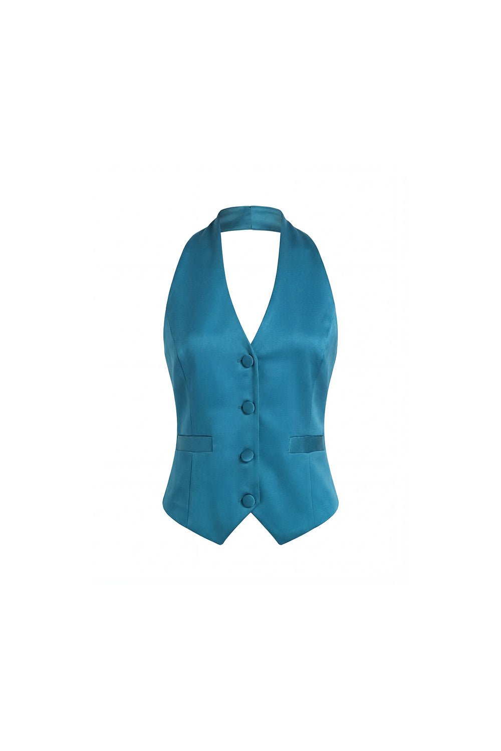 Teal Essence Halter Vest