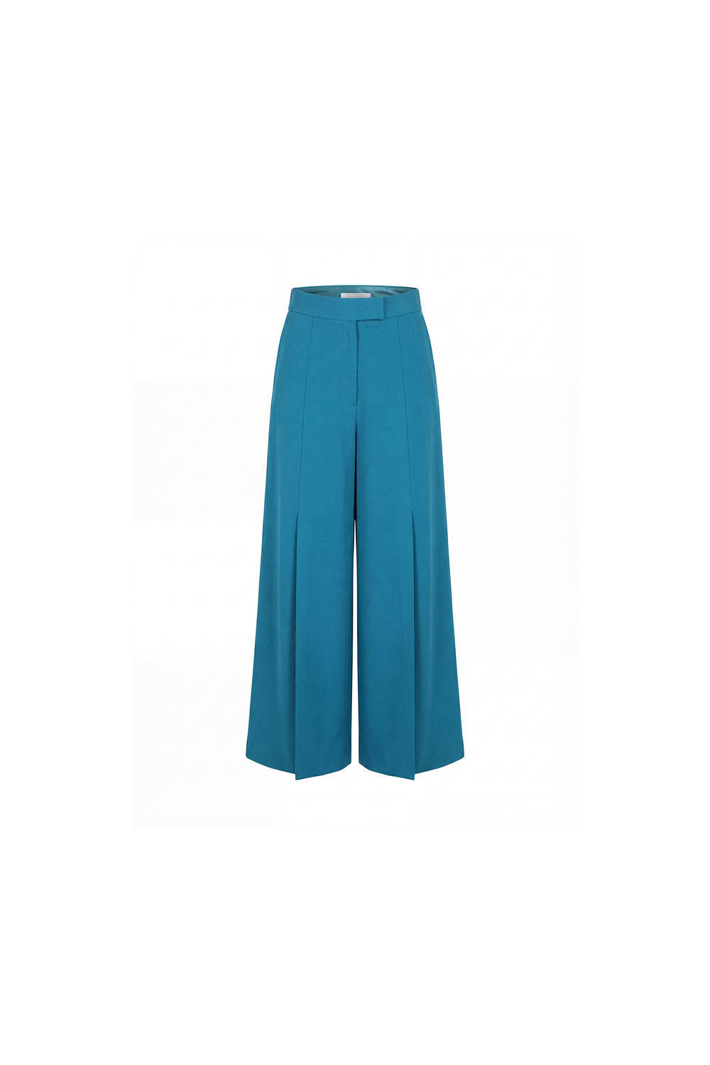 Teal Pleat Pants