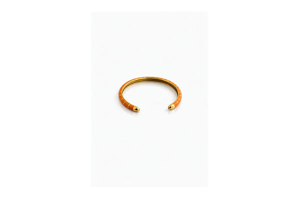 Soleil Enamel Cuff – Orange