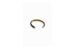 Soleil Enamel Cuff – Black