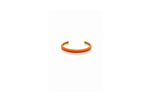 Soleil Enamel Cuff – Orange