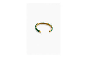 Soleil Enamel Cuff – Green
