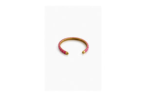 Soleil Enamel Cuff – Pink