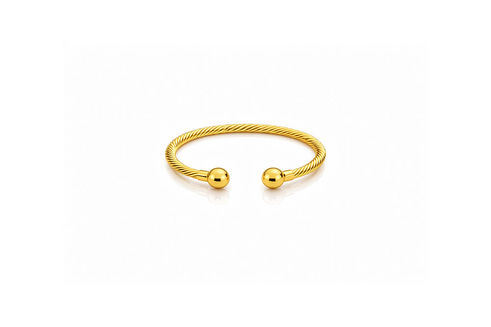 Twist Gold Cuff Bracelet