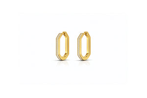 small rectangular earrings