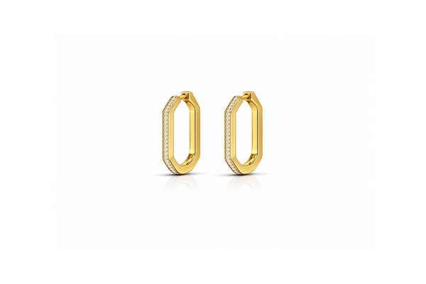 small rectangular earrings