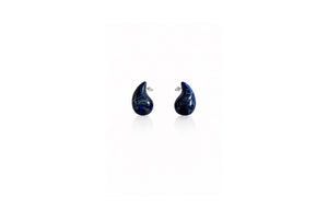 Midnight Blue Teardrop Earrings