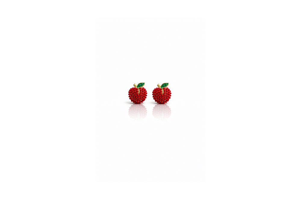 Cherry Bloom Stud Earrings
