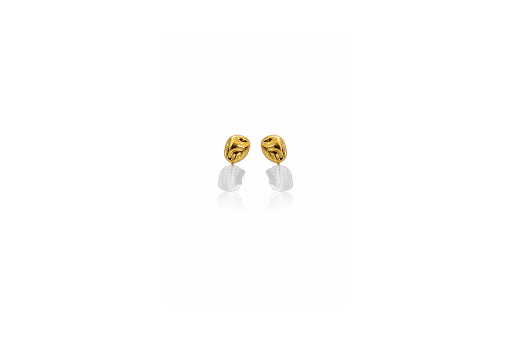 Molten Stone Drop Earrings