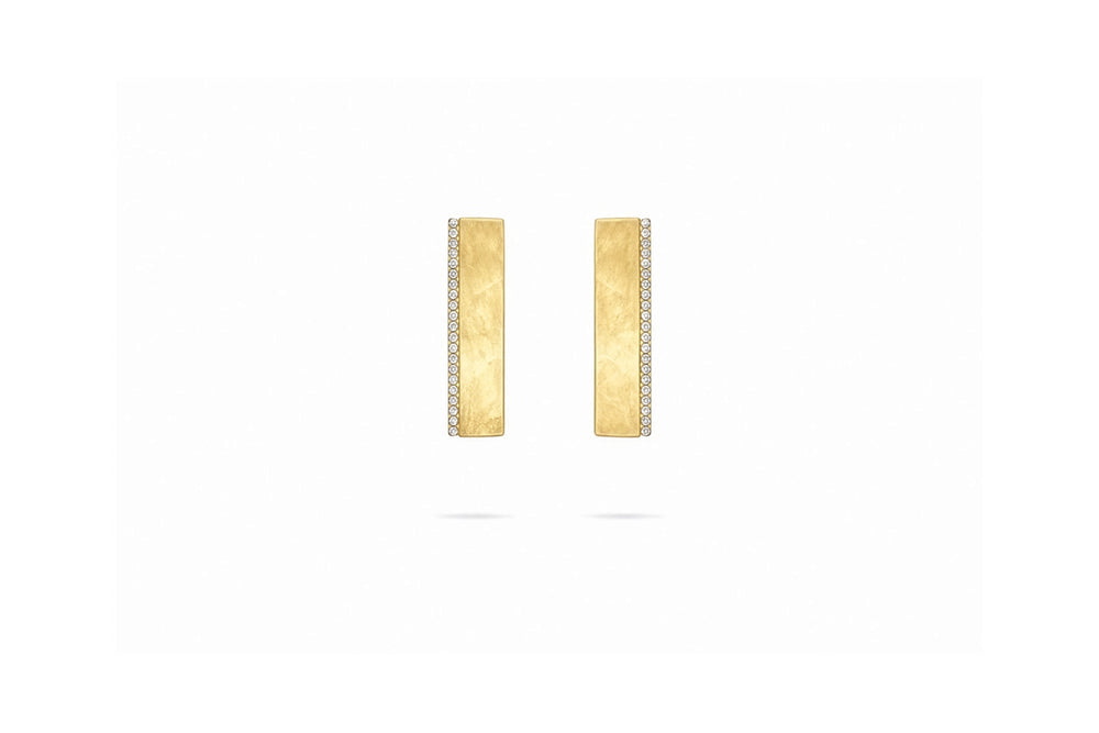 gilded edge earrings