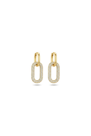 halo link earrings