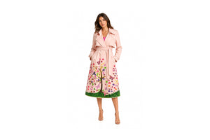 blossom trench-coat
