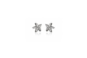 cattleya silver earrings