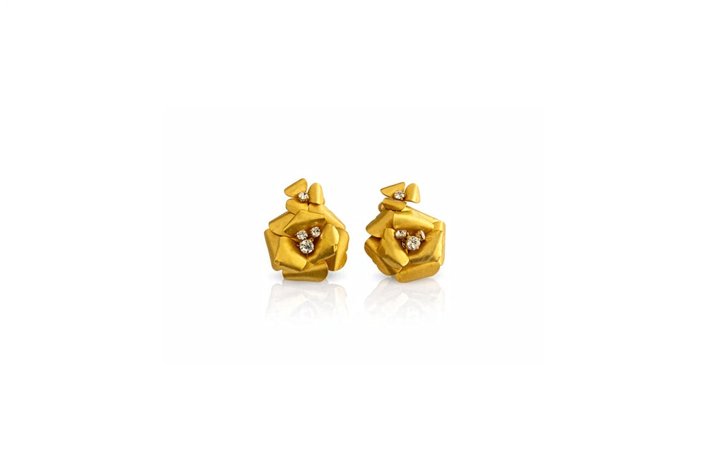 rose earrings