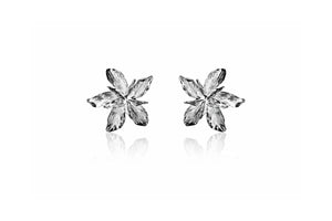 cattleya silver earrings