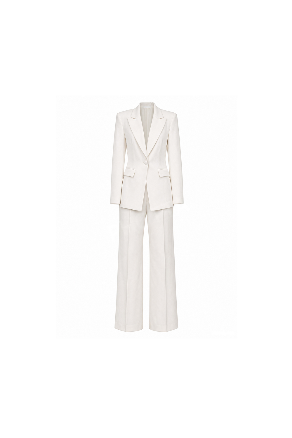 Ivory Crepe Suit Set