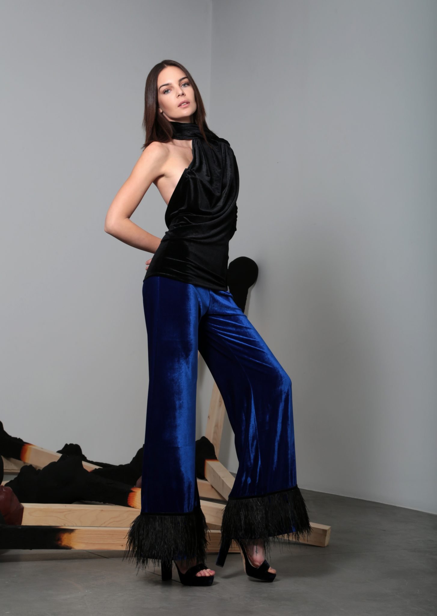 Silk Velvet Pants