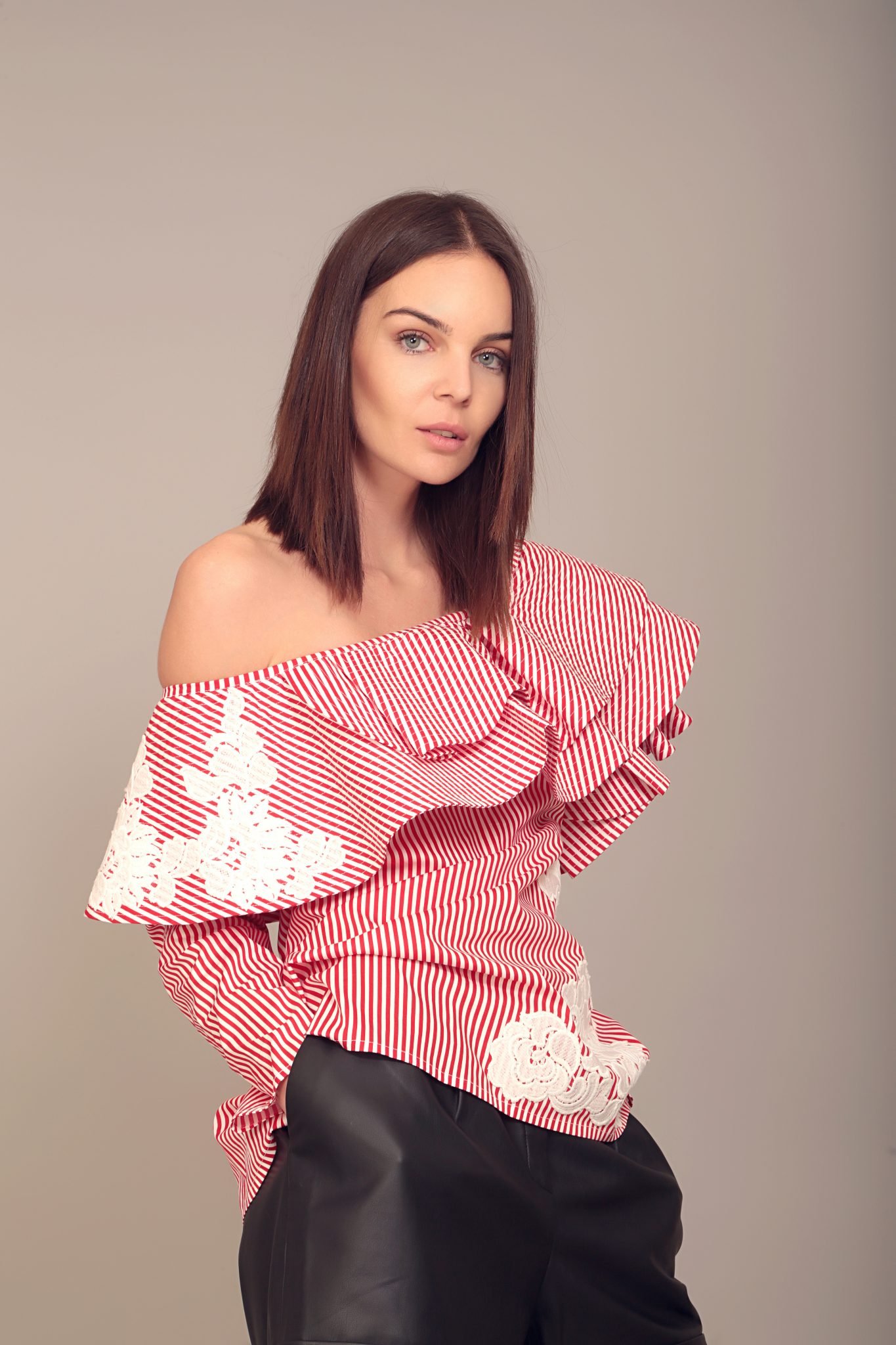 Scarlet Bloom Top